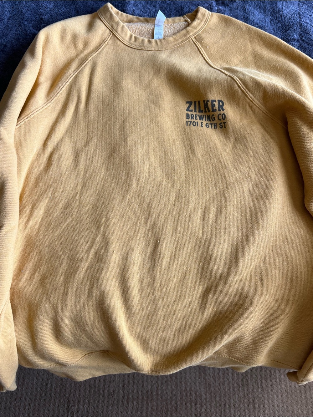 Men's Yellow Crewneck Sweatshirt